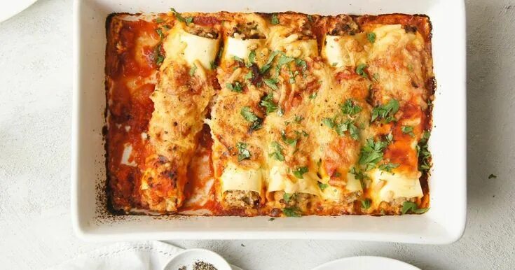Reteta Cannelloni cu carne de pui