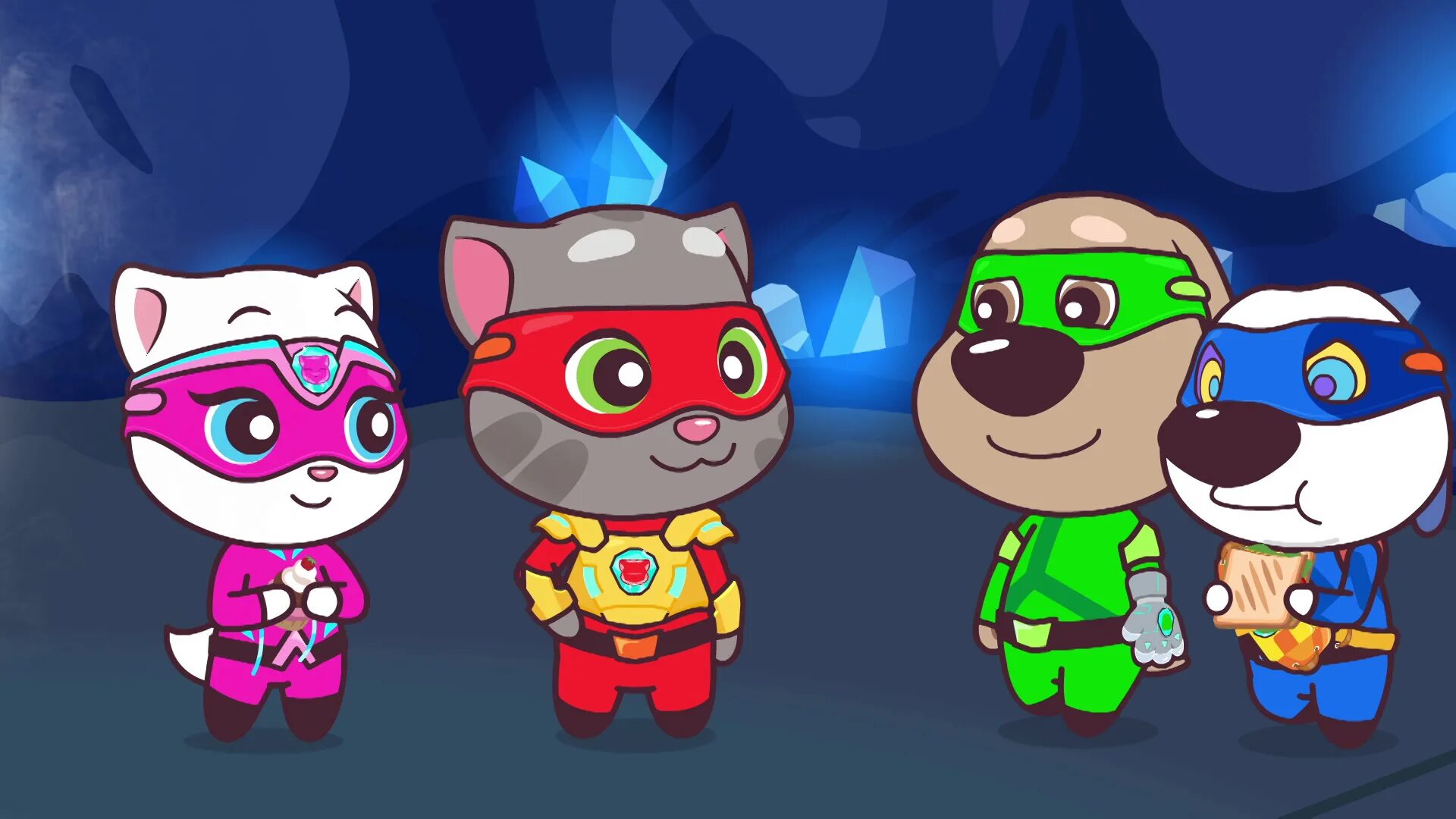 Говорящий том погоня героев супер джинджер. Talking tom hero dash tom. Том. Том. Бен бен из том говорящий том герой.