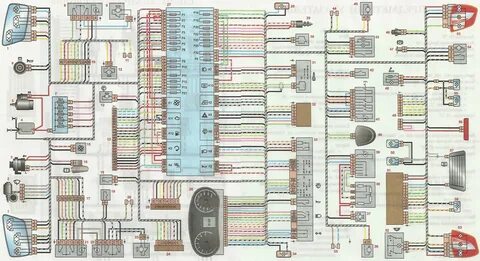 Схема электрооборудования автомобиля (АвтоВАЗ Лада Гранта 1, 2011-2021) Электроо