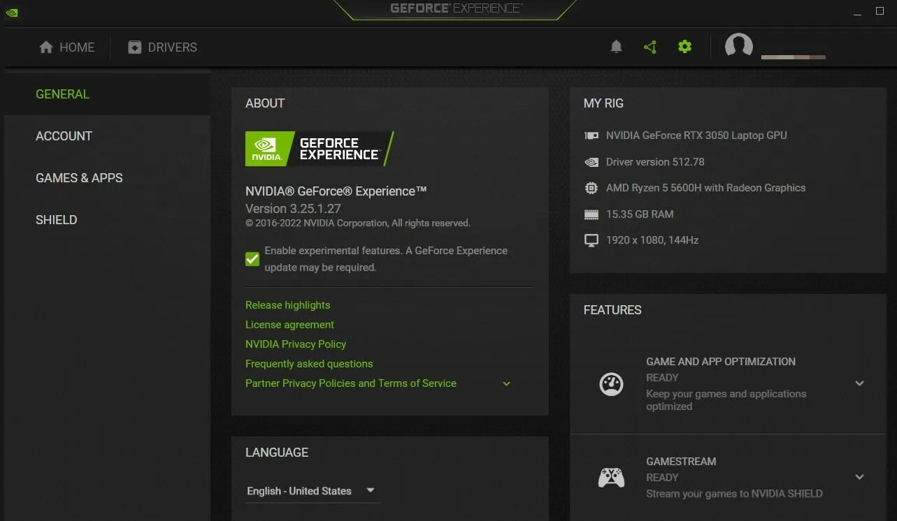 GEFORCE experience 3060. Экспериментальные функции GEFORCE experience. GEFORCE experience панель. Оверлей NVIDIA. Обновить experience