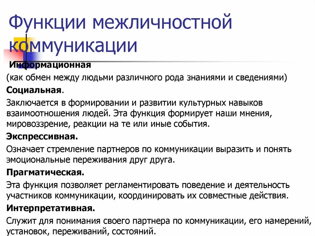 Сущность и функции межличностной коммуникации. Функции межличностного общения. Межличностная коммуникация. Роль коммуникации в межличностных отношениях.