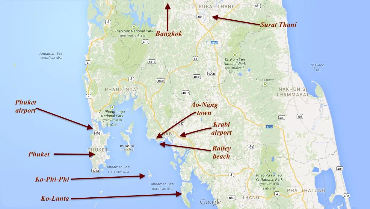 Самуи и Пхукет на карте. Остров Самуи и Пхукет на карте. Аэропорт Краби Таиланд на карте. Аэропорт Краби Пхукет на карте. Расстояние краби