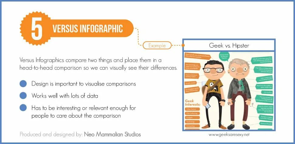 Compare 2 things. Infographics types. compare to или with.
