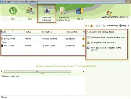 Server folders