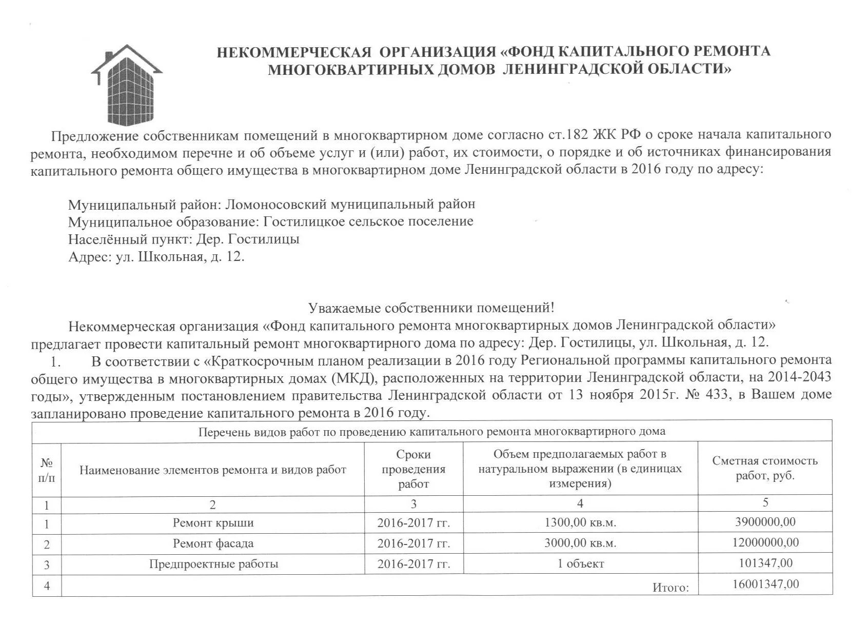 Коммерческое предложение на капитальный ремонт. Коммерческое предложение по капитальному ремонту. Коммерческое предложение на кап. Ремонт многоквартирных домов. Капитальный ремонт МКД ФКР.