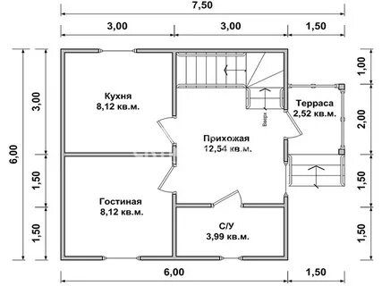 Проект каркасного дома 6 5