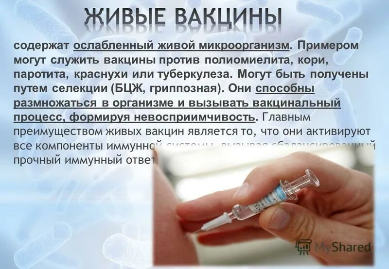 1 вакцины содержат. Живые вакцины. живая полиомиелитная вакцина. ослабленные вакцины. живые вакцины содержат.