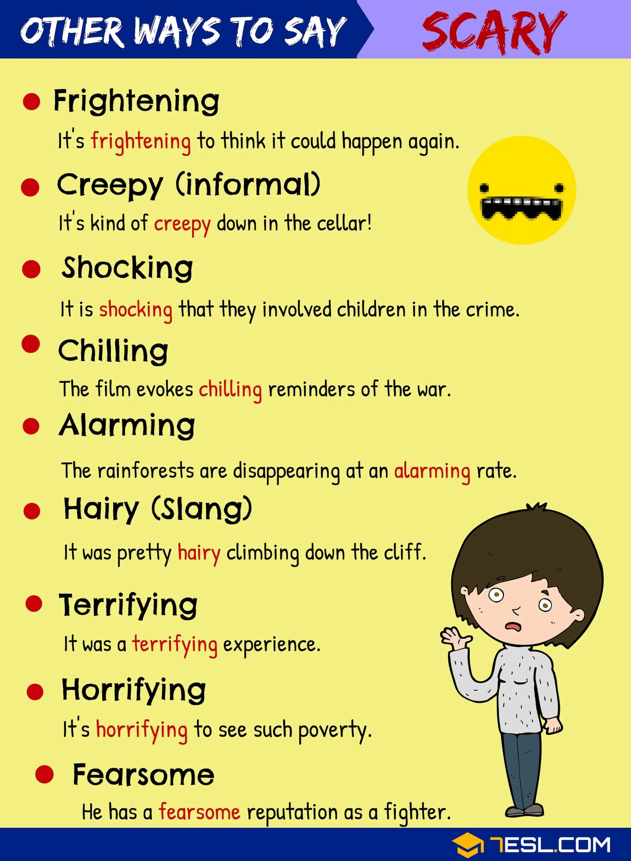Scary на английский. Scary синонимы на английском. Scary vocabulary. Similar words. Scary на английский.