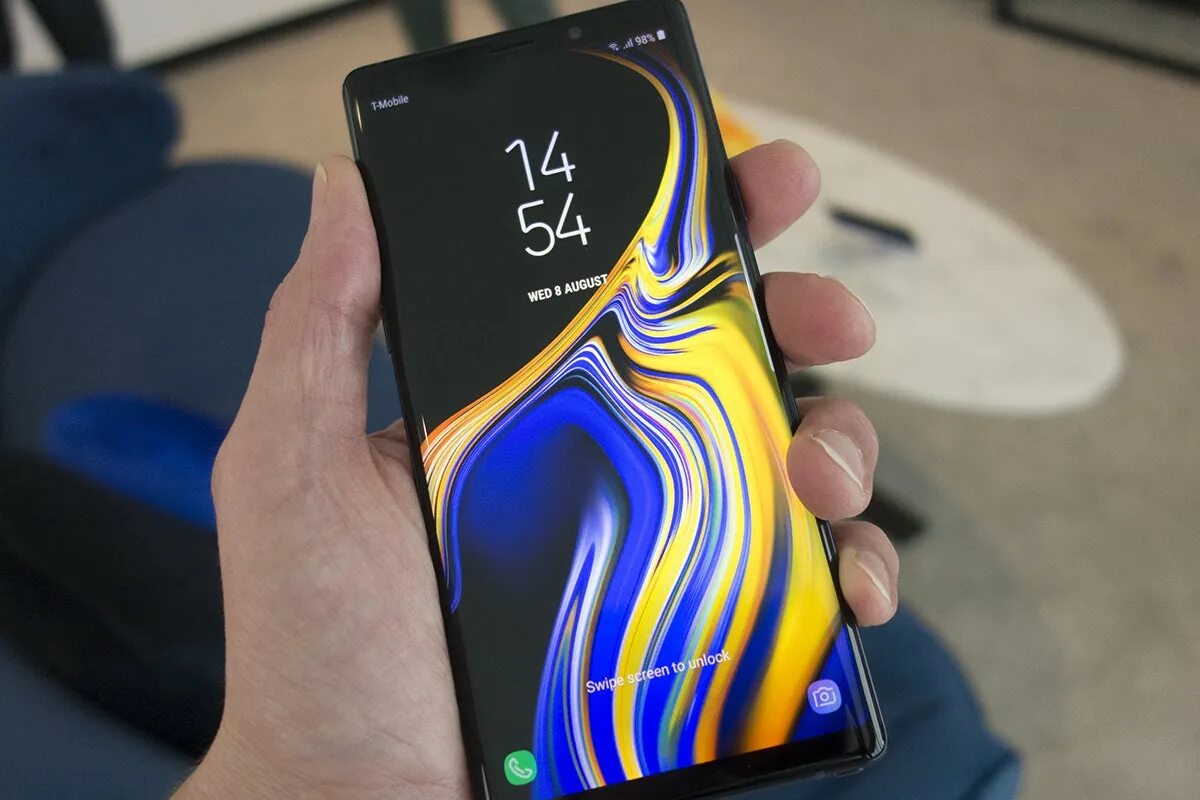 Samsung note 9 экран