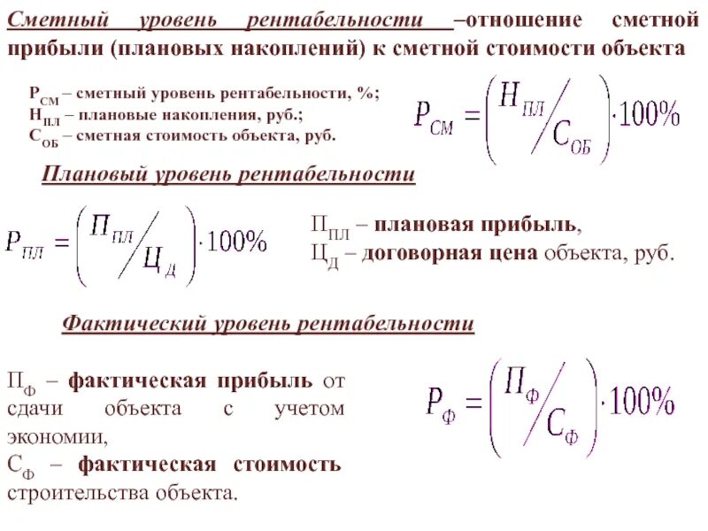 Определить показатели прибыли и рентабельности. Сметная рентабельность. Сметная рентабельность формула. Плановый уровень рентабельности. Сметный расчет рентабельность.