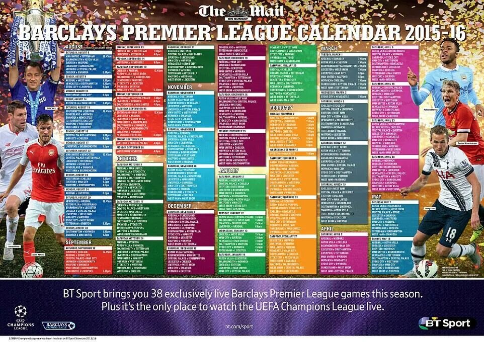 Premier League таблица. Чемпионат Украины по футболу календарь. Barclays Premier League Fixtures. League Champions Wall Chart. Футбол англии расписание игр