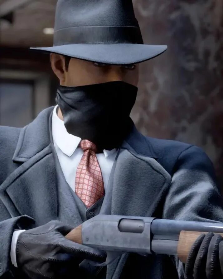Как пишется гангстер. Mafia Definitive Edition. Мафия Сальери с Томпсоном. Шляпа бандита. Маски для ограбления банка.