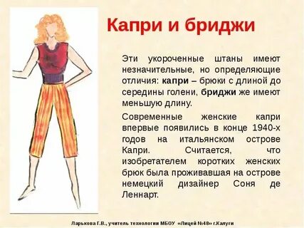 Проект шорты 7 класс