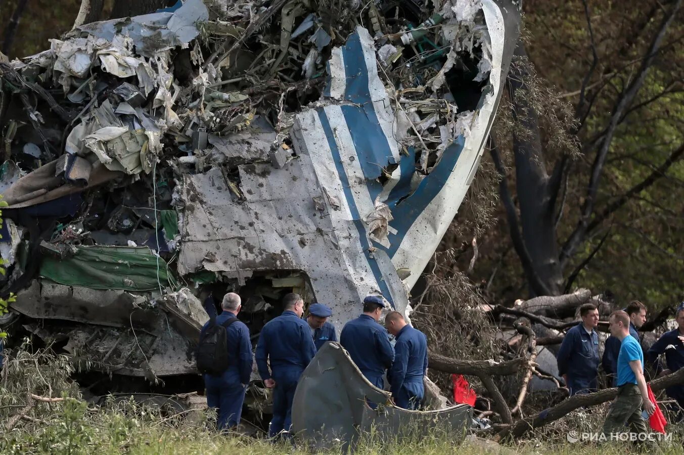 Упал военно транспортный самолет. Место крушения ил 76 в Рязани.