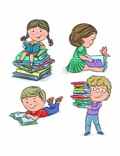 Картинка ребенок читает книгу
