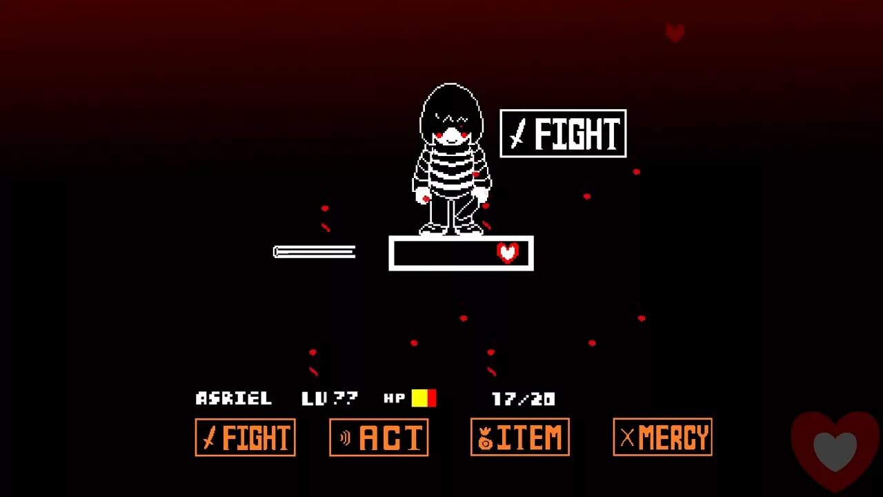 Песня чара с переводом. Чара Fight. Кнопки из андертейл. Undertale Fan Boss. Последний босс андертейл путь геноцида.