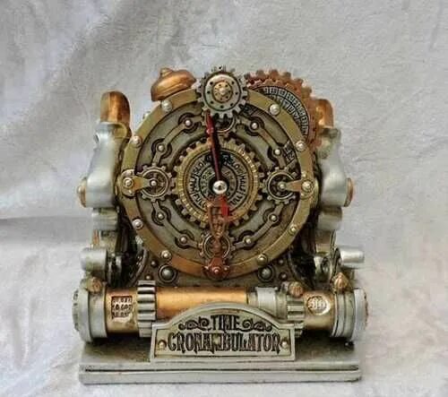 Часы за станком 5. Часы настольные машина. Настольные часы в стиле стимпанк. Часы машина времени. 502-CL часы настольные "машина времени".