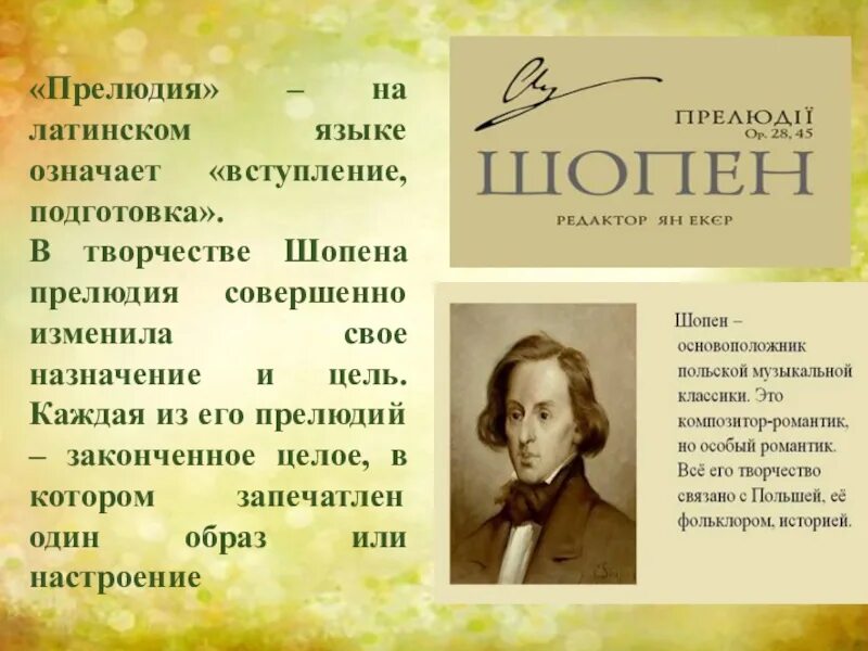 Форма прелюдии. Творчество ф Шопена. Шопен прелюдия. Произведения Шопена прелюдия. Композитор Шопен творчество композитора.