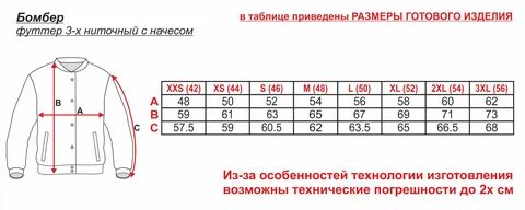 Массимо размерная сетка
