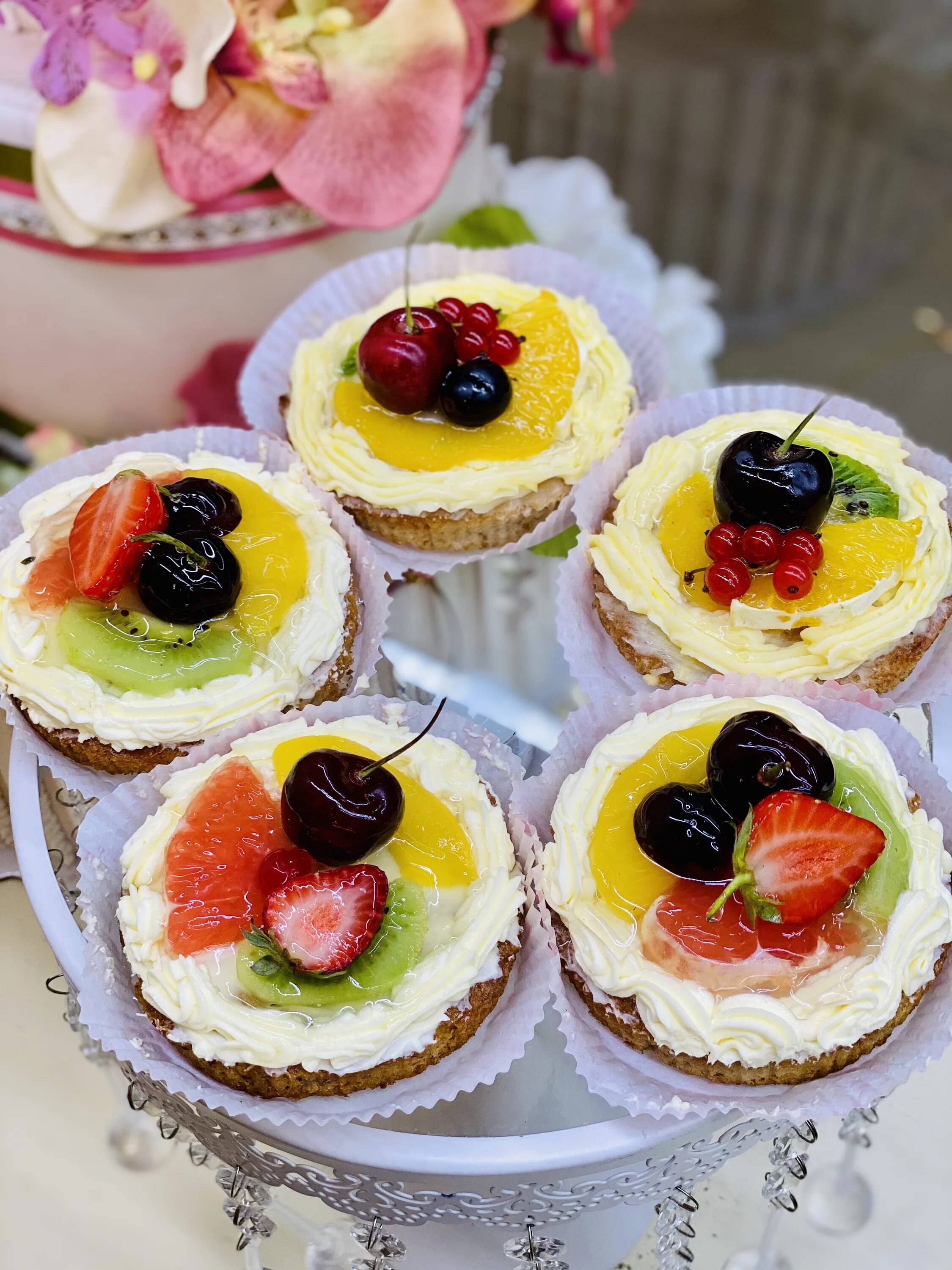 украшение пирожных