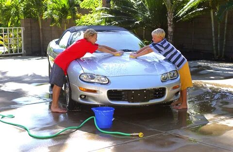 The car wash yesterday