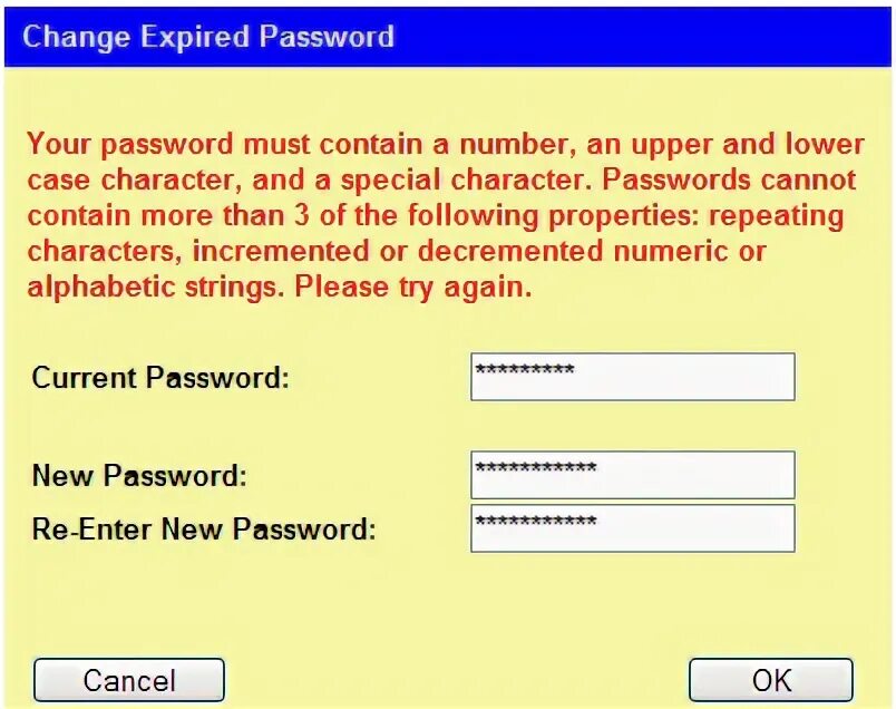 Password has no upper case chars перевод