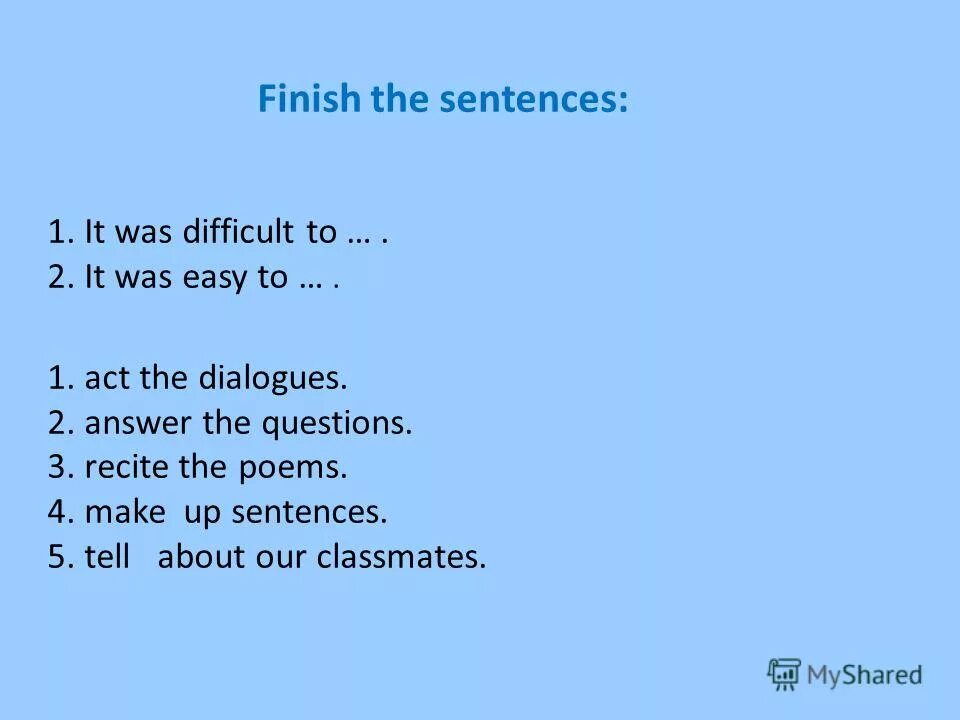 The perfect present. Finish the sentences. Вопросы с must. Q & a. Summary completion question ppt.