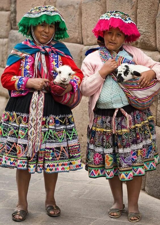 Quechua girl and her lama, Peru Peru, South america, World cultures