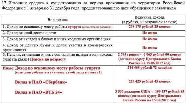 13 пенсии указ. Источники средств к существованию. Источник средств к существованию заявление на гражданство. Иные виды дохода для ВНЖ два вклада. Законные источники средств к существованию.