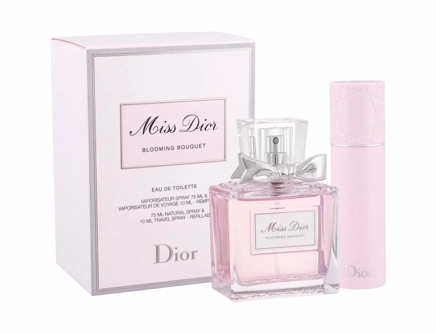 Мисс диор блуминг отзывы. Miss Dior Blooming Bouquet 10 мл. Mini c. Dior Miss Dior Blooming Bouquet w EDT 1 ml. Набор 2 по 50 мл Christian Dior Miss Dior. Miss Dior Blooming Bouquet набор.