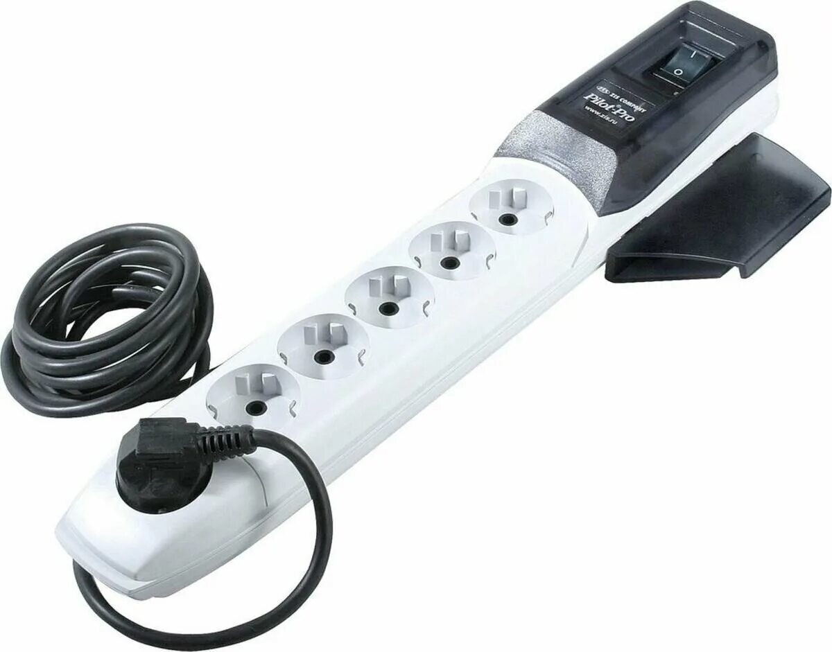 Pilot s 1,8м (6 розеток). 8м, белый 18553. Удлинитель pilot extender, 6 розеток, 5 м,. ), 10 м. Pilot pro 1.