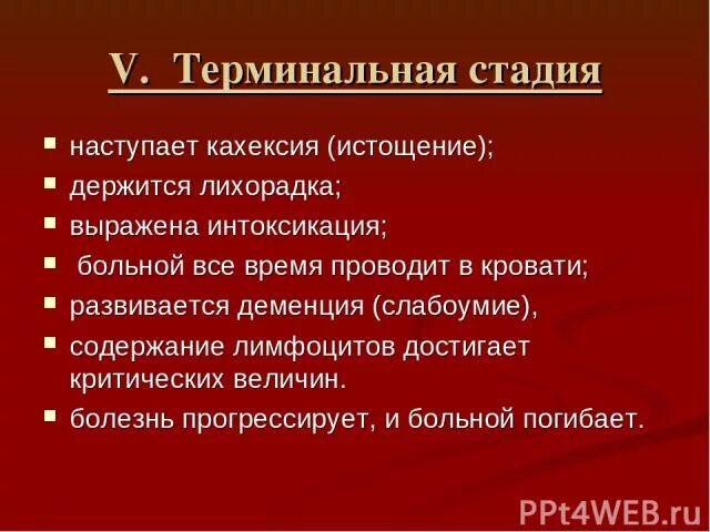 Терминальная стадия деменции