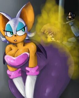 Rouge the bat farting