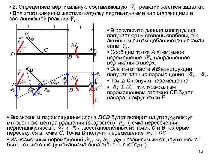 Вертикальные и горизонтальные составляющие скорости. Вертикальная составляющая реакции жесткой заделки. Реакция в жесткой заделке формула. Реакции опоры при жесткой заделке. Перемещение при жесткой заделки.