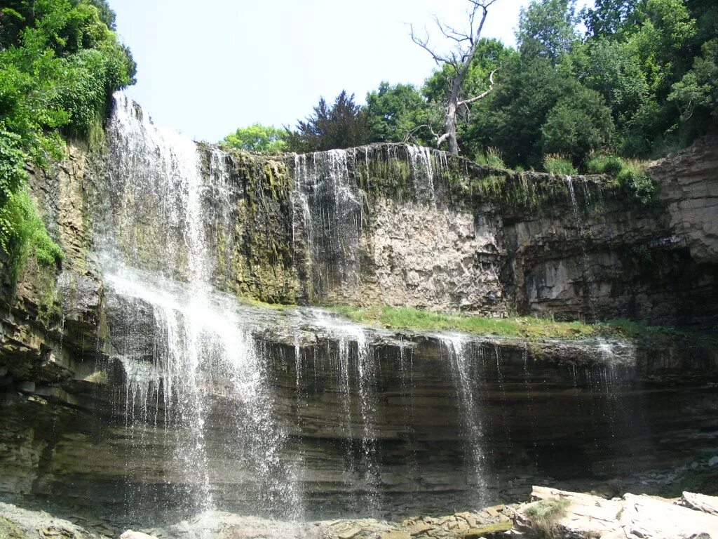 Ontario Waterfalls. Waterdown Ontario. Iroquois Falls Ontario.