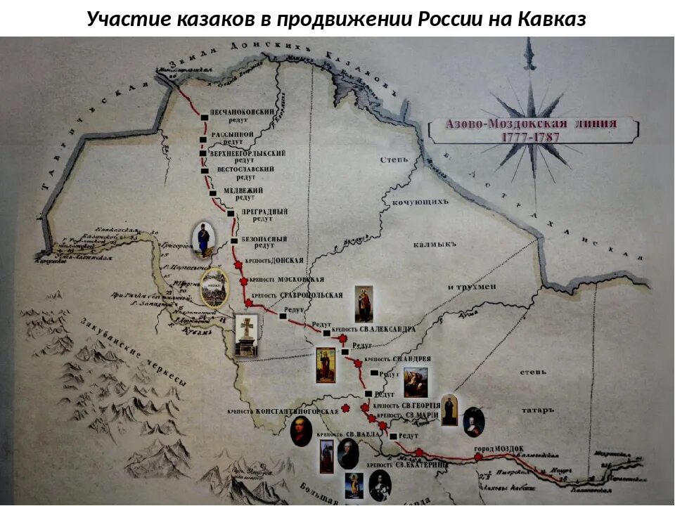 Где находится крепость у каменного брода лермонтов