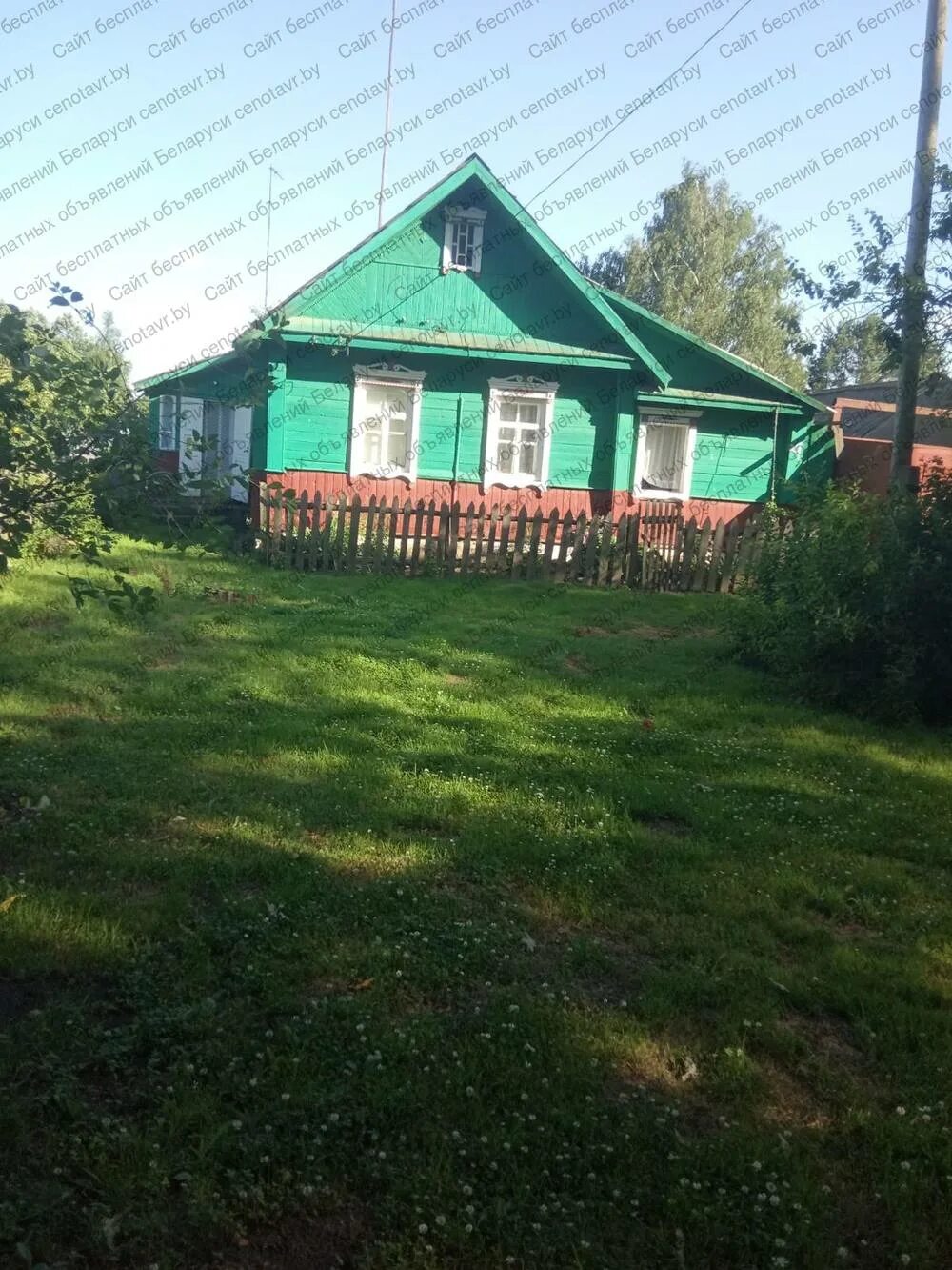 Дома в полоцком районе. Самая высокая точка в полоцком районе и рядом деревне.