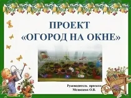 Презентация проекта огород