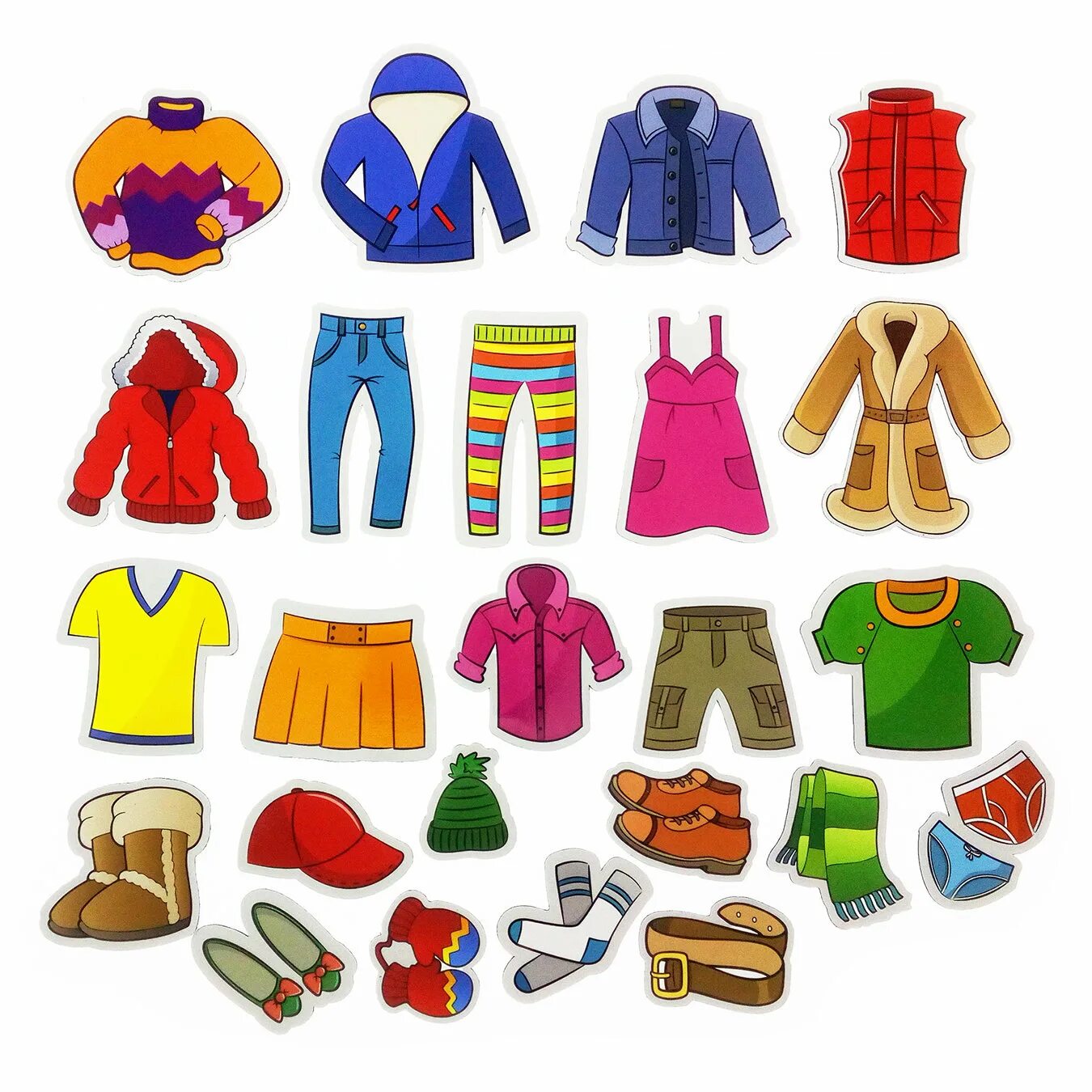 Какие предметы одежды. Игровой набор mag-Rus предметы одежды (24 элемента) nf1016. Одежда для детей. Одежда для дошкольников. Изображение одежды.