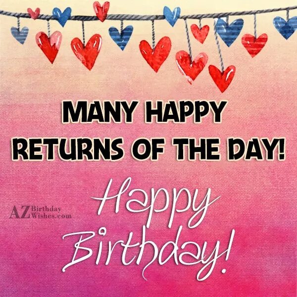 Returns of the day