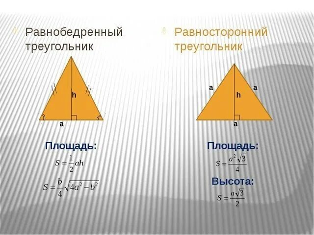 Высота по трем сторонам. Формула нахождения равнобедренного треугольника. Нахождение площади равнобедренного треугольника. Площадь равнобедренного треугольника формула. Формула нахождения площади равнобедренного треугольника по высоте.