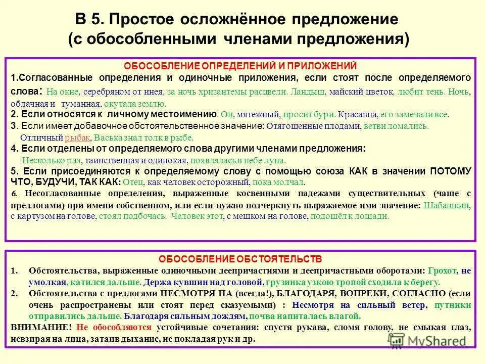 Обособление определений стоящих перед определяемым словом. Значение определяемого слова влияет на обособление определений. Значение определяемого слова влияет на обособление определений. Обособление одиночных определений. Обособление определений.