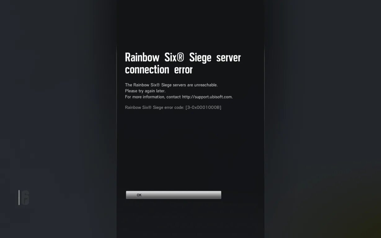 Код ошибки rainbow six siege 3 0x0001000b. Бан в r6. код ошибки rainbow six@ siege: [2-0x0000d013]. бан в радуге.