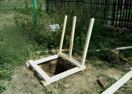 Простой туалет своими руками