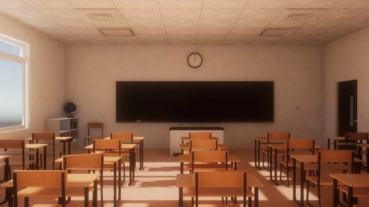 Unity classes. Simple Classroom. Classroom 3d. 2d class Board.