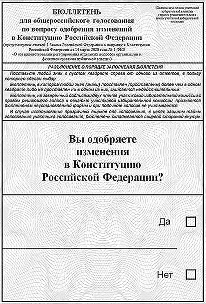 Неустановленный бюллетень. Бюллетень для голосования. Бланки для голосования за Конституцию. Бюллетень о поправках в Конституцию. Бюллетень для голосования поправки.