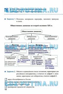 Пользуясь материалом параграфа заполните схему