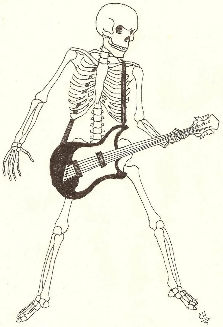 ларри скелет.