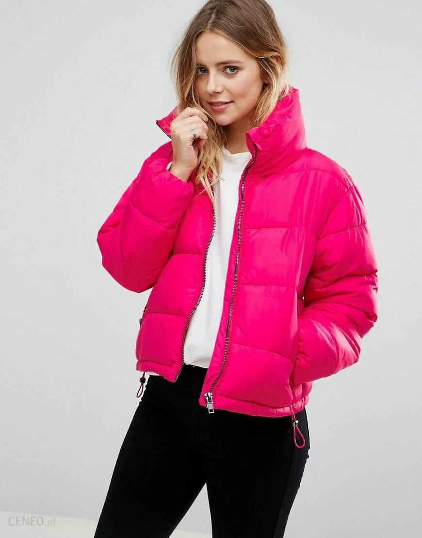 Розовая женская. Куртка Баон цвет фуксия. Розовая куртка женская. Куртка дутая женская розовая. Розовая дутая куртка.