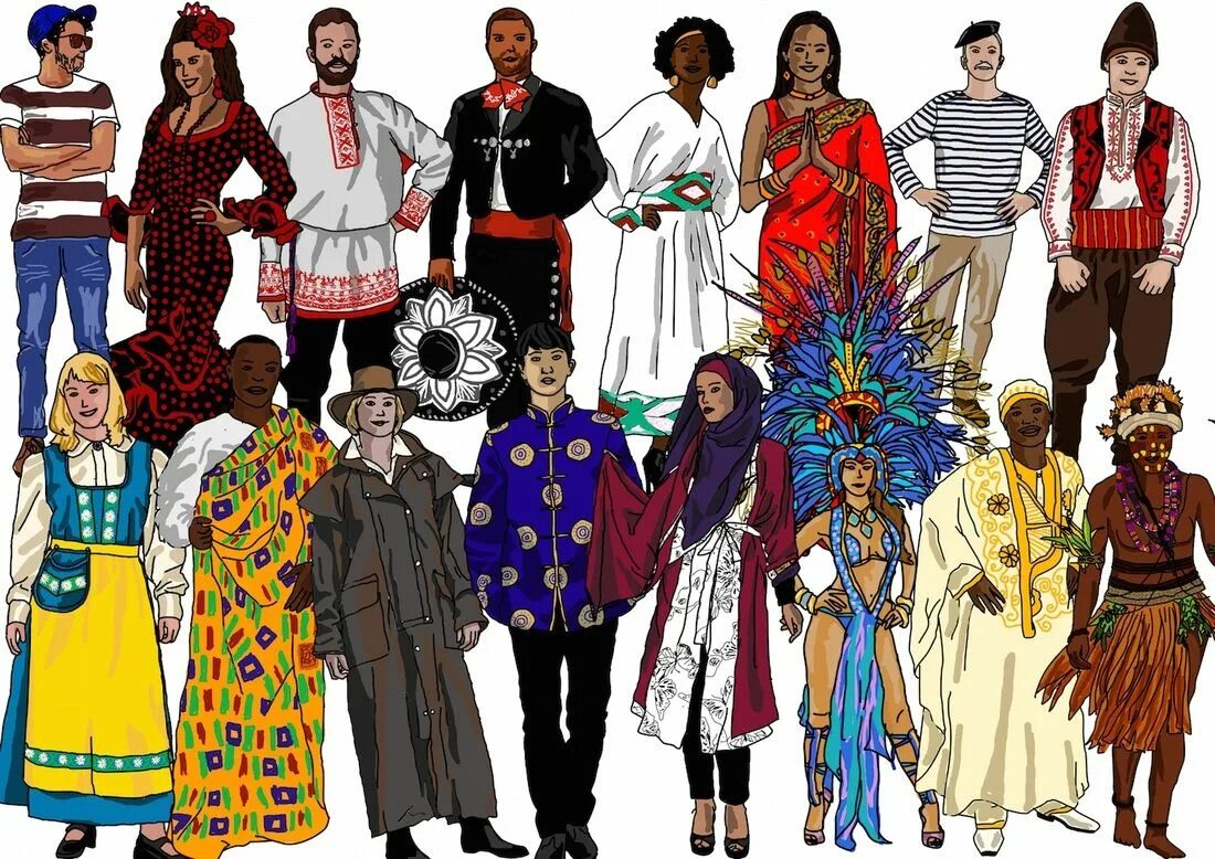 Variety is the of life. Одежда разных культур. Люди разных культур. Стиль одежды разных народов. Разные костюмы.